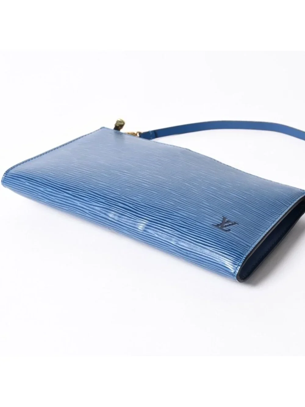 Louis Vuitton Pochette Accessoires Bag Epi Leather Blue